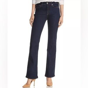 rag & bone Nina High-Rise Boot Jeans in Marine Blue. Size 27
#200